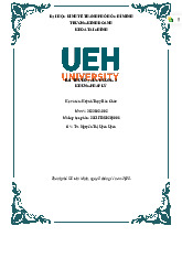 Bài Thu Hoạch Chương 3: Khung Pháp Lý  môn Sáp nhập, mua lại và tái cấu trúc doanh nghiệp  | Trường Đại học Kinh tế Thành phố Hồ Chí Minh