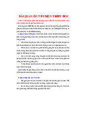 15 câu hỏi tự luận ôn tập - Triết học Mác Lenin| Đại học Kinh Tế Quốc Dân