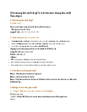 Ước chung lớn nhất là gì? Cách tìm ước chung lớn nhất Toán lớp 6