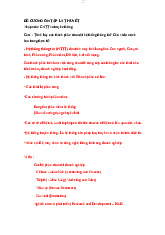 Đề cương ôn tập lý thuyết - Đường lối cách mạng của đảng cộng sản Việt Nam | Trường Đại học Kiến trúc Hà Nội