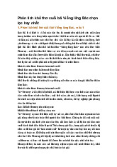 Phân tích khổ thơ cuối bài Viếng lăng Bác chọn lọc hay nhất