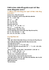 C4H6 có bao nhiêu đồng phân mạch hở? Bao nhiêu đồng phân ankin?