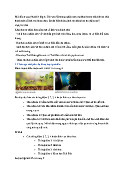 Giải Khoa học tự nhiên lớp 6 bài 2 Các lĩnh vực chủ yếu của khoa học tự nhiên | Chân trời sáng tạo