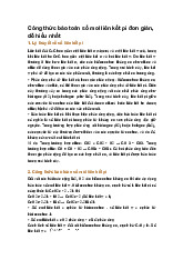 Công thức bảo toàn số mol liên kết pi đơn giản, dễ hiểu nhất