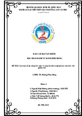 Nhân tố ảnh hưởng hành vi mua iPhone tại Hà Nội | Môn Hành vi người tiêu dùng - Đại học Kinh Tế Quốc Dân