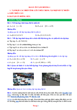 Phương pháp giải bài tập ôn chương 1 Số tự nhiên Toán 6 Chân trời sáng tạo