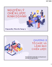 Nguyên lý chiến lược kinh doanh - Bài giảng môn Kinh tế vi mô  | Trường Đại học Kinh Tế Quốc Dân