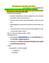 ĐỀ CƯƠNG MÔN PHÁP LUẬT ĐẠI CƯƠNG - CÁC NỘI DUNG CHỦ YẾU | MÔN PHÁP LUẬT ĐẠI CƯƠNG - HỌC VIỆN HÀNH CHÍNH QUỐC GIA