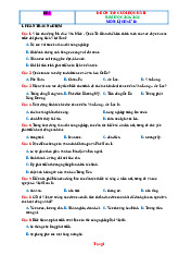 Bộ Đề Ôn Tập Cuối Học Kỳ 2 Lịch Sử 10 Năm Học 2025-2026 Có Đáp Án
