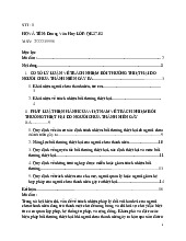 Cơ sở lý luận về trách nhiệm bồi thường thiệt hại do người chưa thành niên gây ra môn Luật kinh tế 1| Trường Đại học Kinh doanh và Công nghệ Hà Nội
