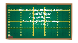 Giáo án điện tử Tiếng việt 1 Cánh diều: Ông giẳng ông giăng