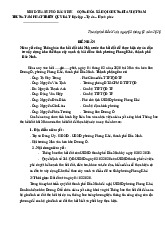 Niêm yết công Thông báo thu hồi đất khi Nhà nước thu hồi đất để thực hiện dự án đầutư xây dựng khu thể thao cây xanh và bãi đỗ xe tĩnh phường Phong Khê, thành phốBắc Ninh môn Quản lý môi trường  | Học viện Nông nghiệp Việt Nam
