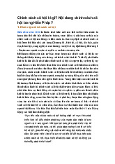 Chính sách xã hội là gì? Nội dung chính sách xã hội trong Hiến Pháp?