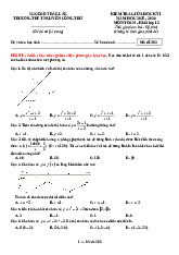 Đề giữa học kỳ 1 Toán 12 năm 2025 – 2026 trường THPT Nguyễn Công Trứ – Đắk Lắk