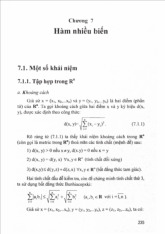 Giáo trình chương 7: Hàm nhiều biến | Môn toán cao cấp