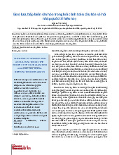 Giao lưu, tiếp biến văn hóa trong bối cảnh toàn cầu hóa và hội nhập quốc tế hiện nay | Học viện Hành chính Quốc gia