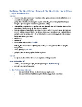 Lý thuyết môn Đại cương văn hoá Việt Nam - Trường Đại học Lao động - Xã hội