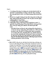 Bộ câu hỏi ôn tập môn Kinh tế vĩ mô (p2) | Đại học Văn Lang