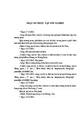 Nhật kí thực tập tốt nghiệp |  Đại học Bách Khoa Hà Nội