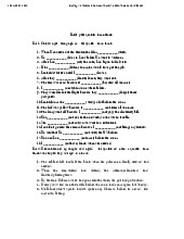 Bài Tập Về Thì Quá Khứ Hoàn Thành: Từ Điển Thực Hành môn English Studies| Trường Đại học Thăng Long