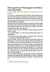 Thiện nguyện là gì? Thiện nguyện và từ thiện có khác nhau không?