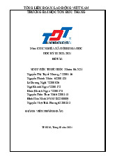 Bài tiểu luận môn Chủ nghĩa xã hội khoa học | Trường Đại học Tôn Đức Thắng