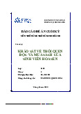 Báo cáo đề án cuối kỳ [thống kê trong kinh doanh] - Tài liệu tham khảo | Đại học Hoa Sen