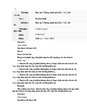 Kiểm tra chương 304 - Môn Thị trường và các định chế tài chính - Đại Học Kinh Tế - Đại học Đà Nẵng