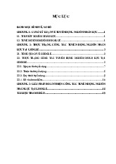 Tiểu luận quản trị nguồn nhân lực - công tác tuyển dụng nguồn nhân lực tại Google | Trường Đại học Kiến Trúc TPHCM
