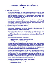 Quy trình luân chuyển chứng từ | Học viện Nông nghiệp Việt Nam