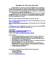 BTL môn Xử lý ngôn ngữ tự nhiên| Môn Xử lý ngôn ngữ tự nhiên|Trường Đại học Bách Khoa Hà Nội