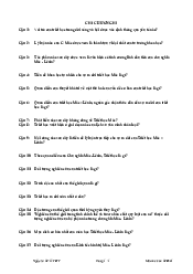 Ngân hàng câu hỏi ôn tập - Triết học Mác-Lênin | Đại học Công nghiệp Thực phẩm Thành phố HCM