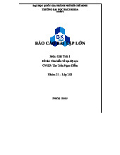 Nghiên cứu về tọa độ cực trong Giải Tích 1 - Bài Tập Lớn