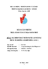 Đại cương môn Công tác xã hội - Trường Đại học lao động -  xã hội