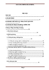 Bài giảng Thống kê lao động | Học viện Hành chính Quốc gia