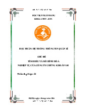 Tìm hiểu và mô hình hóa nghiệp vụ SSI môn Hệ thống thông tin quản lý | Học viện Ngân hàng