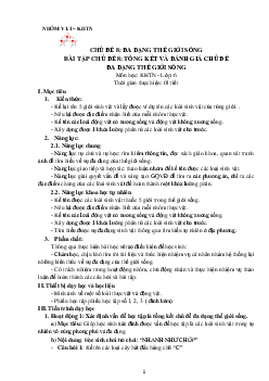 Bài tập chủ đề 8 | Bài giảng KHTN 6 | Cánh diều