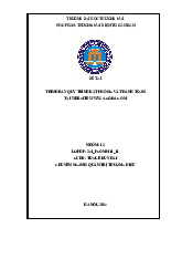 Phân tích quy trình đặt phòng và thanh toán  tại website Agoda | Bài thảo luận thương mại điện tử căn bản