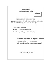Đề tài : Xung đột pháp luật trong bảo hộ nhãn hiệu với tên thương mại, giải pháp hoàn thiện | môn luật dân sự | trường Đại học Huế