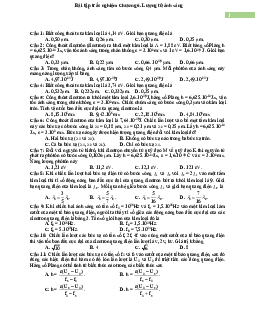 TOP 150 câu hỏi trắc nghiệm chương 6: Lượng tử ánh sáng (có đáp án)