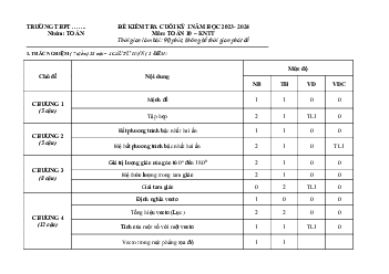 Giải Đề thi học kì 1 môn Toán 10 năm 2023 - 2024 sách Kết nối tri thức với cuộc sống đề 8