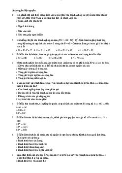 Bài tập trắc nghiệm Kinh tế vi mô chương 5: Độc quyền