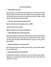 Ôn Tập Chương 2 | Môn Hệ quản trị cơ sở dữ liệu - Đại học Sư phạm Kỹ thuật Thành phố Hồ Chí Minh