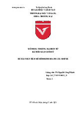 Tiểu Luận Cuối Kỳ Môn Thương Mại Điện Tử - Phân Tích Shopee | Đại học Văn Lang