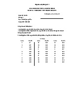 Experimental report 2 Measurement of magnetic field  Inside a solenoid with finite length môn Vật lý đại cương 2  | Học viện Công Nghệ Bưu Chính Viễn Thông