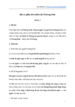Phân tích nhân vật Trương Sinh trong Chuyện người con gái Nam Xương | Văn mẫu lớp 9