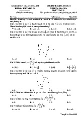 Đề giữa học kì 1 Toán 12 năm 2024 – 2025 trường THPT Minh Hà – Hà Nội