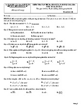 Đề cuối kỳ 1 Toán 10 năm 2024 – 2025 trường THPT Ngô Gia Tự – Phú Yên