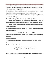 Lý thuyết chương 4: Some linear models used in economic | Môn toán cao cấp