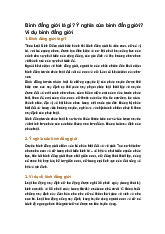 Bình đẳng giới là gì? Ý nghĩa của bình đẳng giới? Ví dụ bình đẳng giới